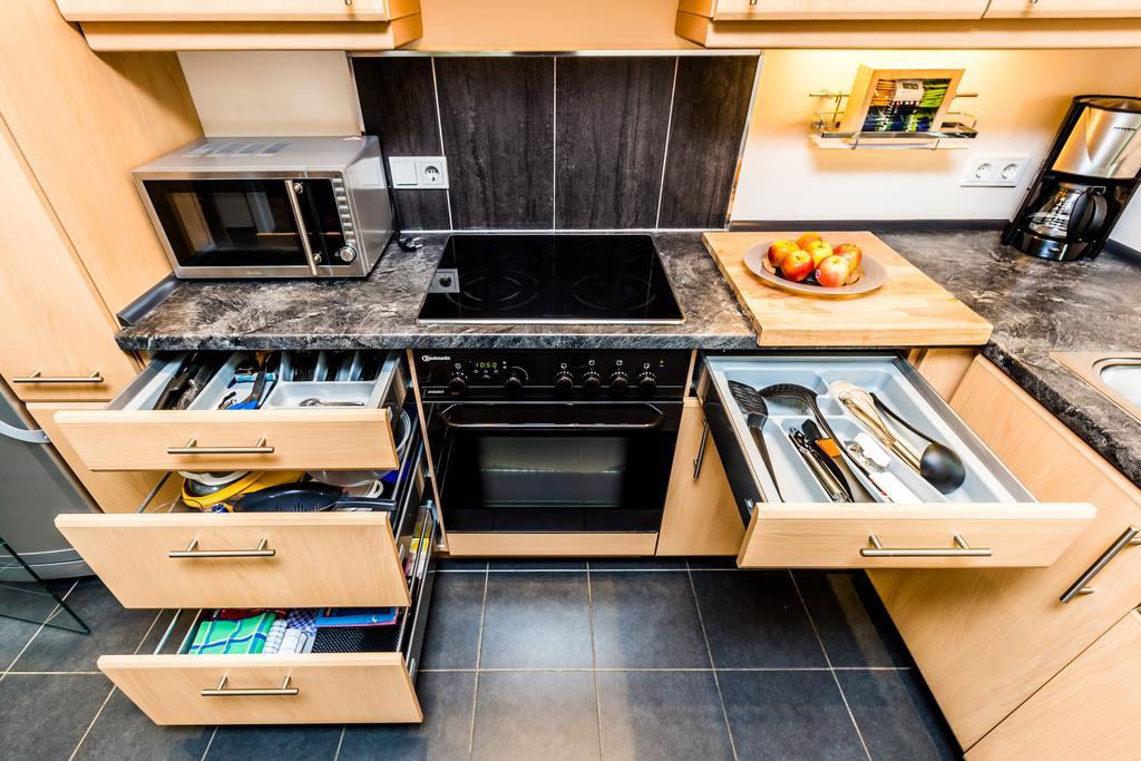 Design Apartment In Koeln Mit Terrasse 객실 사진